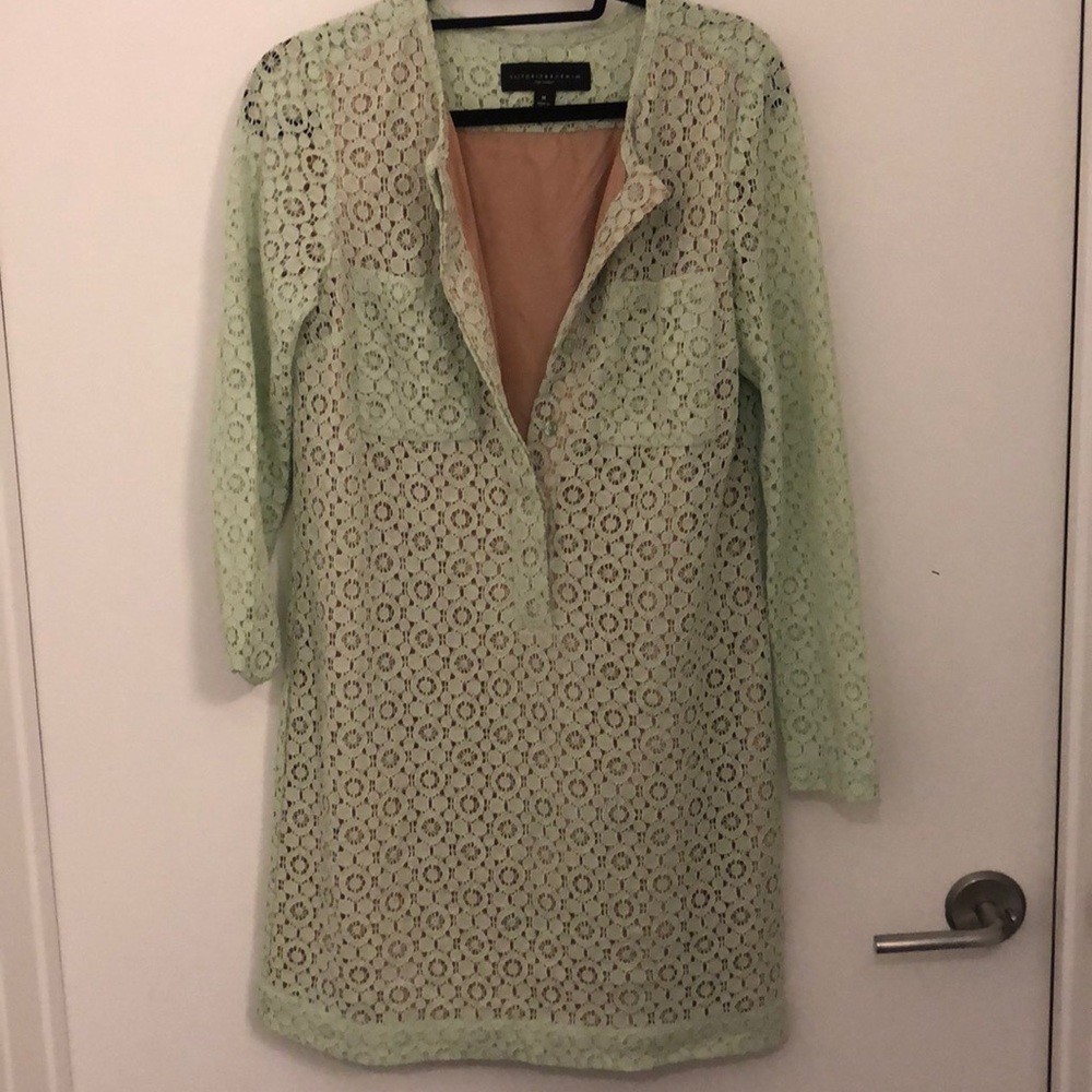 Mint Green lace dress